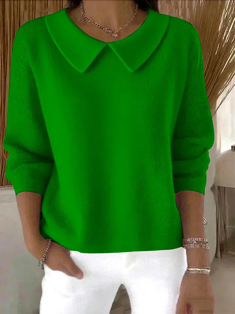 Maeve | Women’s Pointed Collar Pullover Sweater