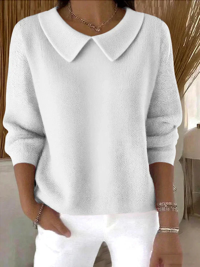 Maeve | Women’s Pointed Collar Pullover Sweater