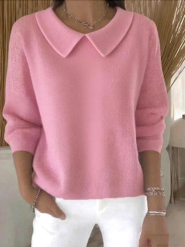 Maeve | Women’s Pointed Collar Pullover Sweater