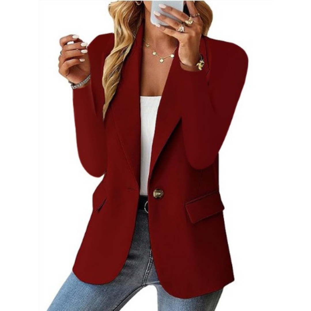 Natalie | Classic Single-Button Blazer for Everyday Elegance
