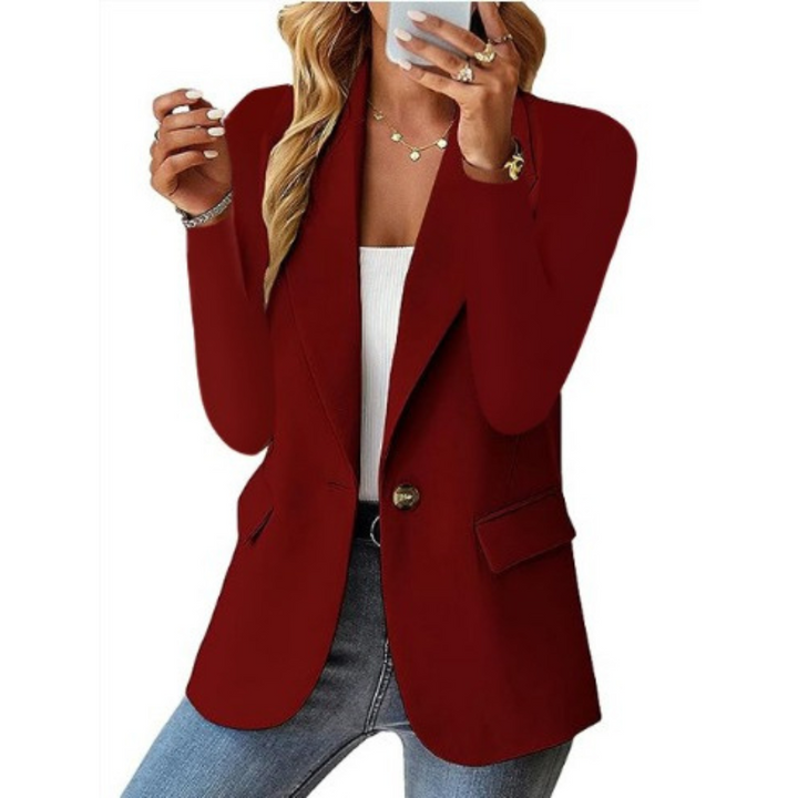 Natalie | Classic Single-Button Blazer for Everyday Elegance