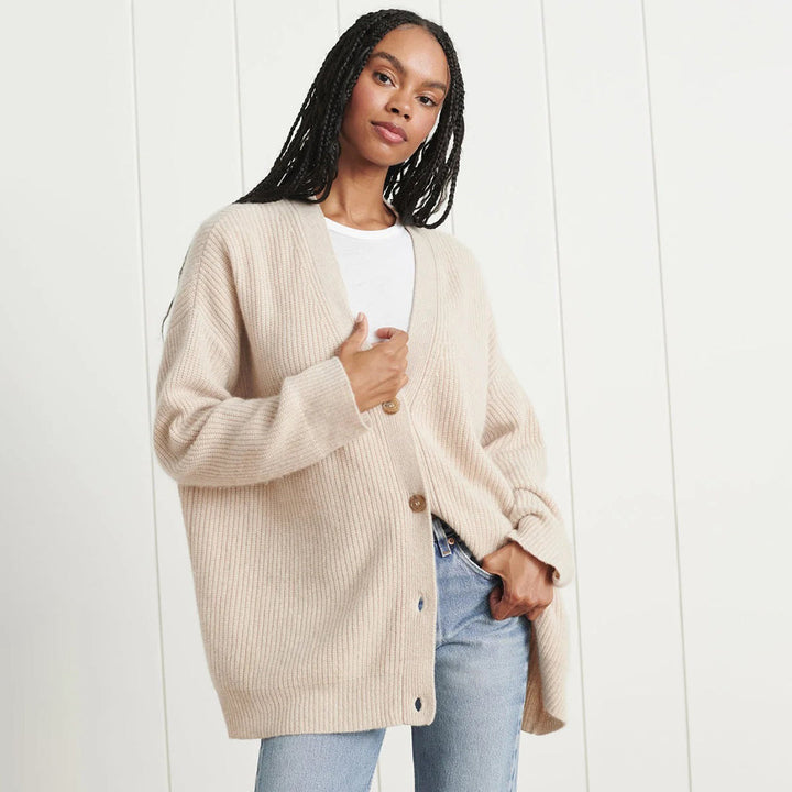 Alessia | Women’s Oversized Button-Front Cardigan