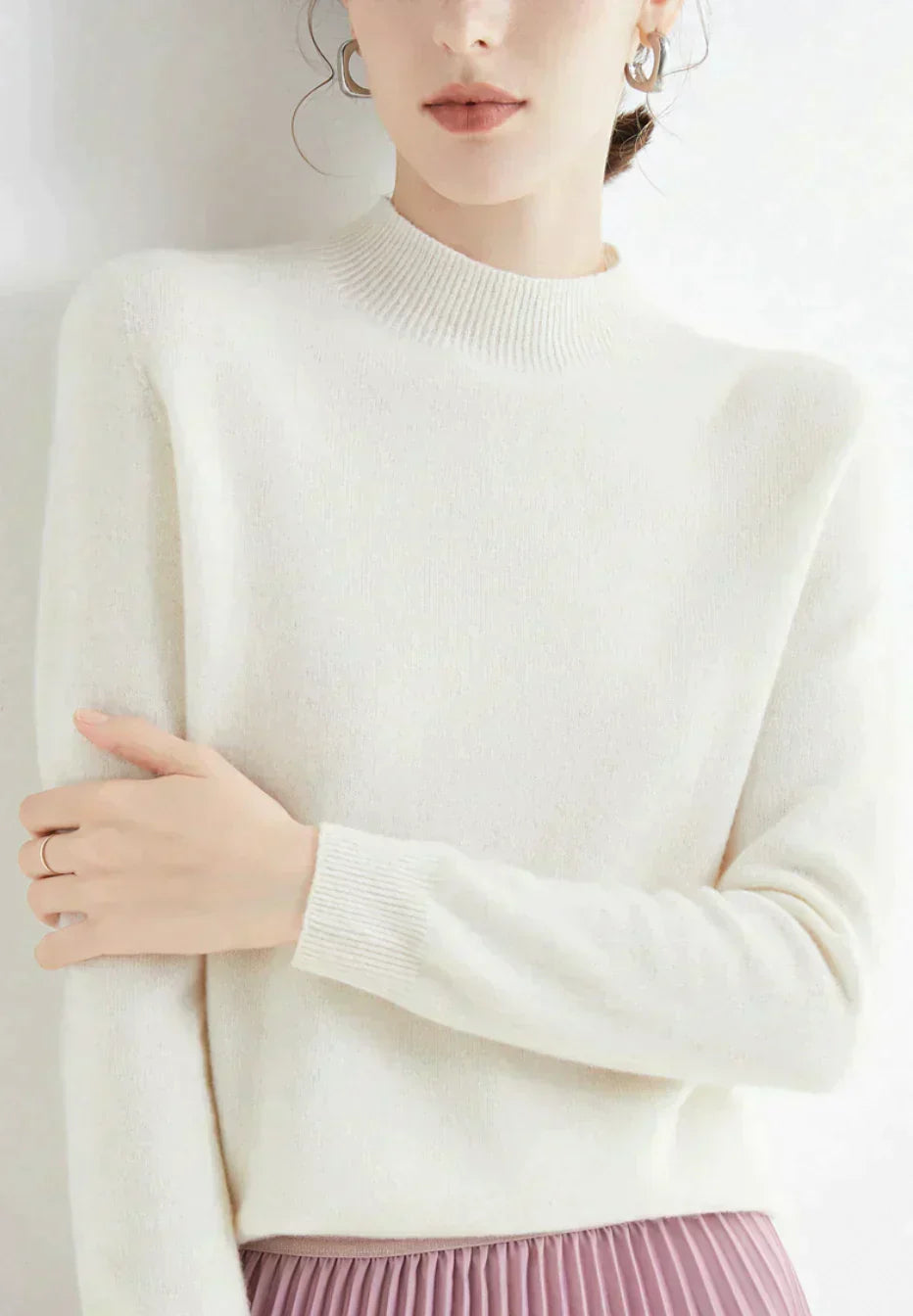 Emilia | Women’s Soft Knit Sweater with Classic Relaxed Fit