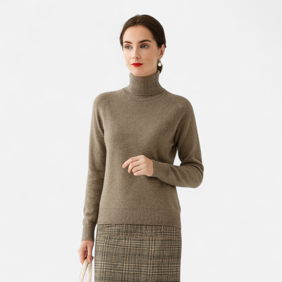 Eleanor | Women’s Classic Turtleneck Sweater for Fall &amp; Winter