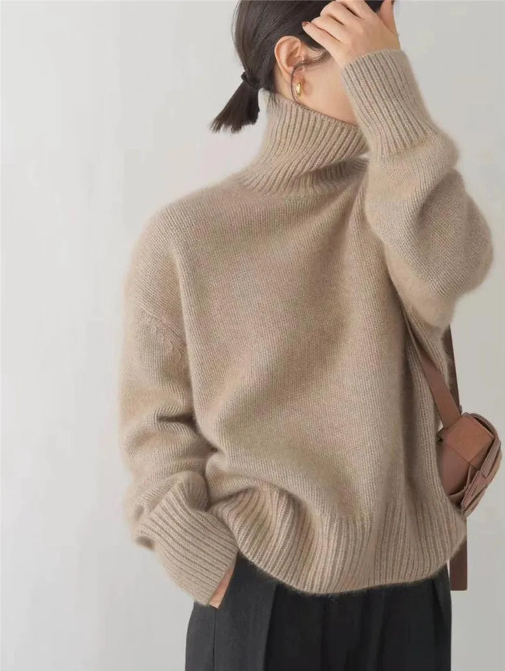 Celeste | Women’s Elegant Turtleneck Sweater with Soft Relaxed Fit
