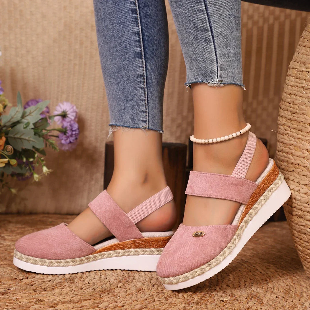 Lyra™ - Wedge Gladiator Sandals