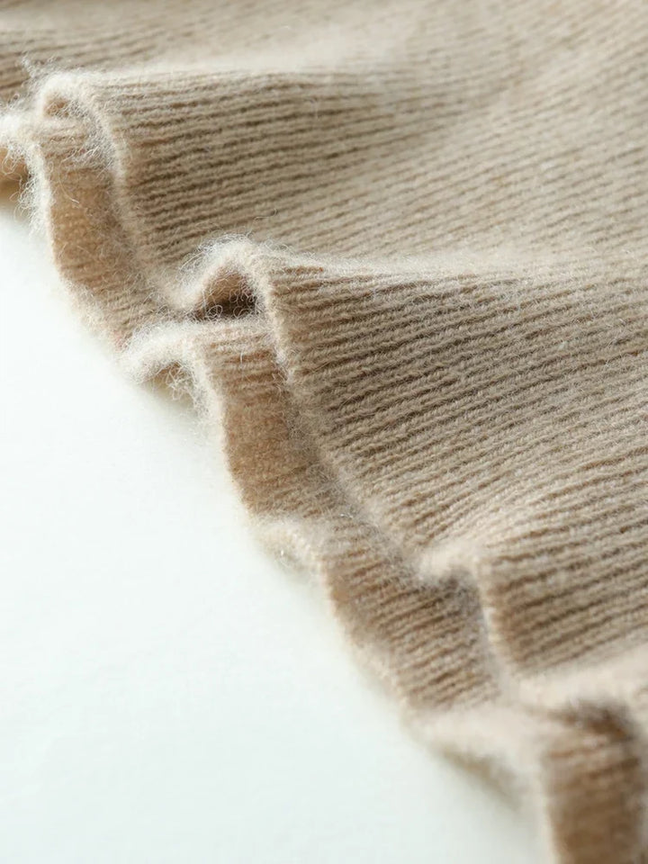 Marianne | Elegant Crossover Knit Sweater