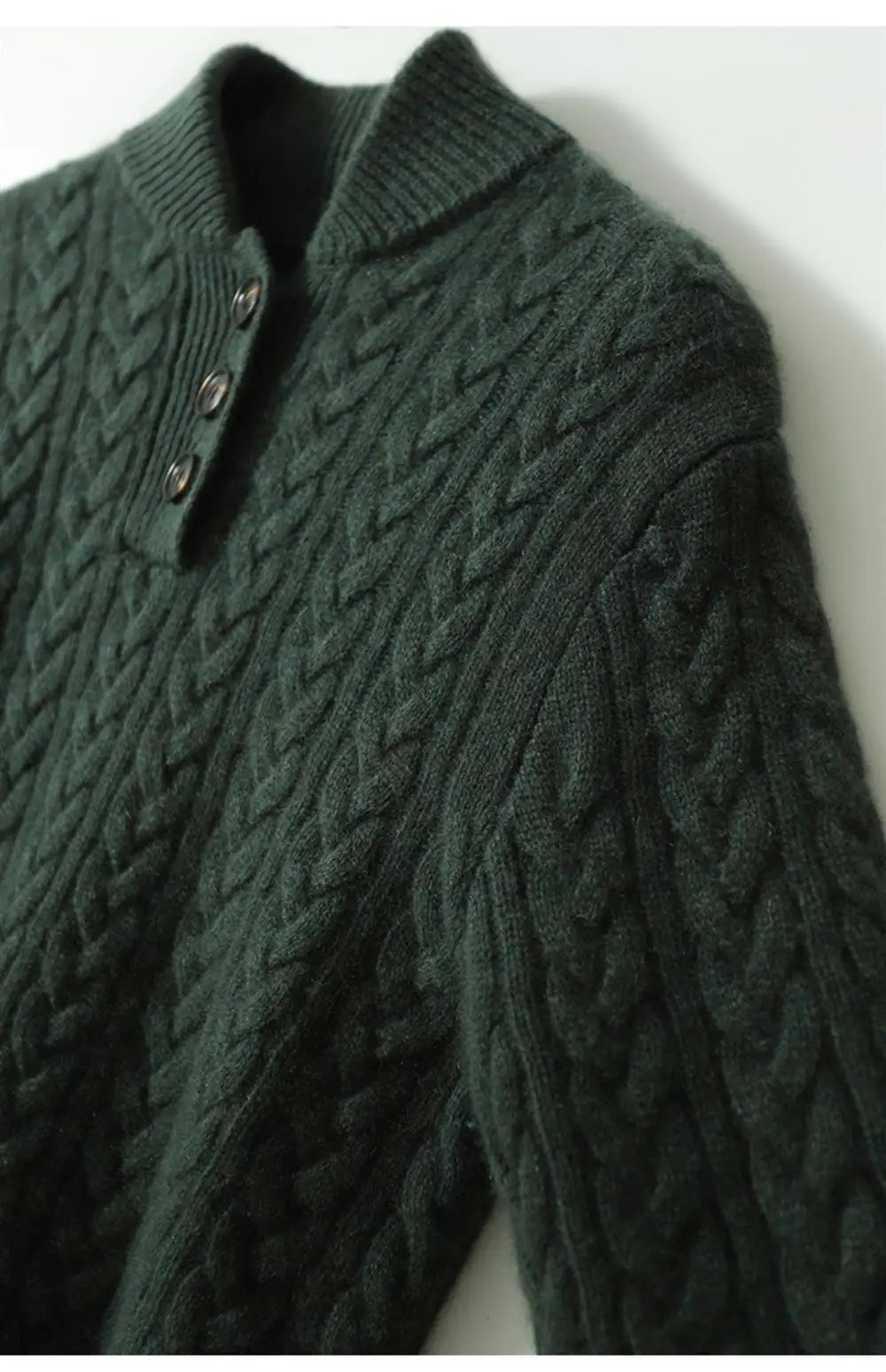 Margot | Classic Cable-Knit Button Sweater