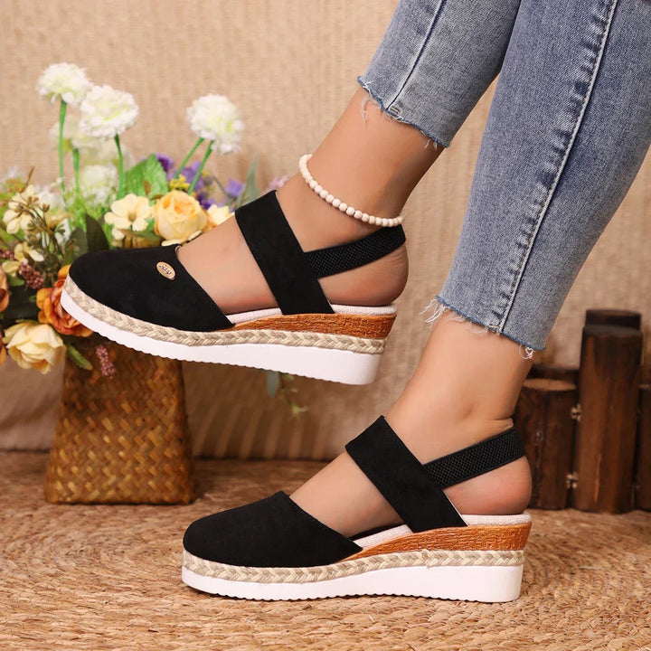 Lyra™ - Wedge Gladiator Sandals