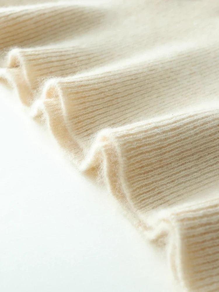 Marianne | Elegant Crossover Knit Sweater