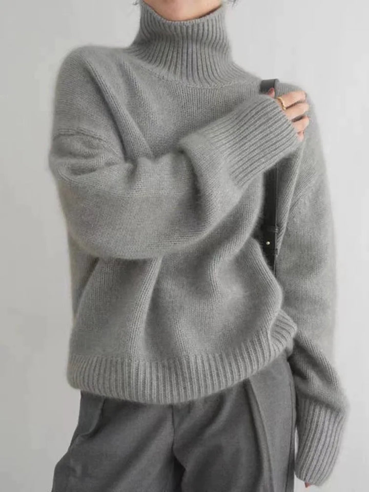Celeste | Women’s Elegant Turtleneck Sweater with Soft Relaxed Fit