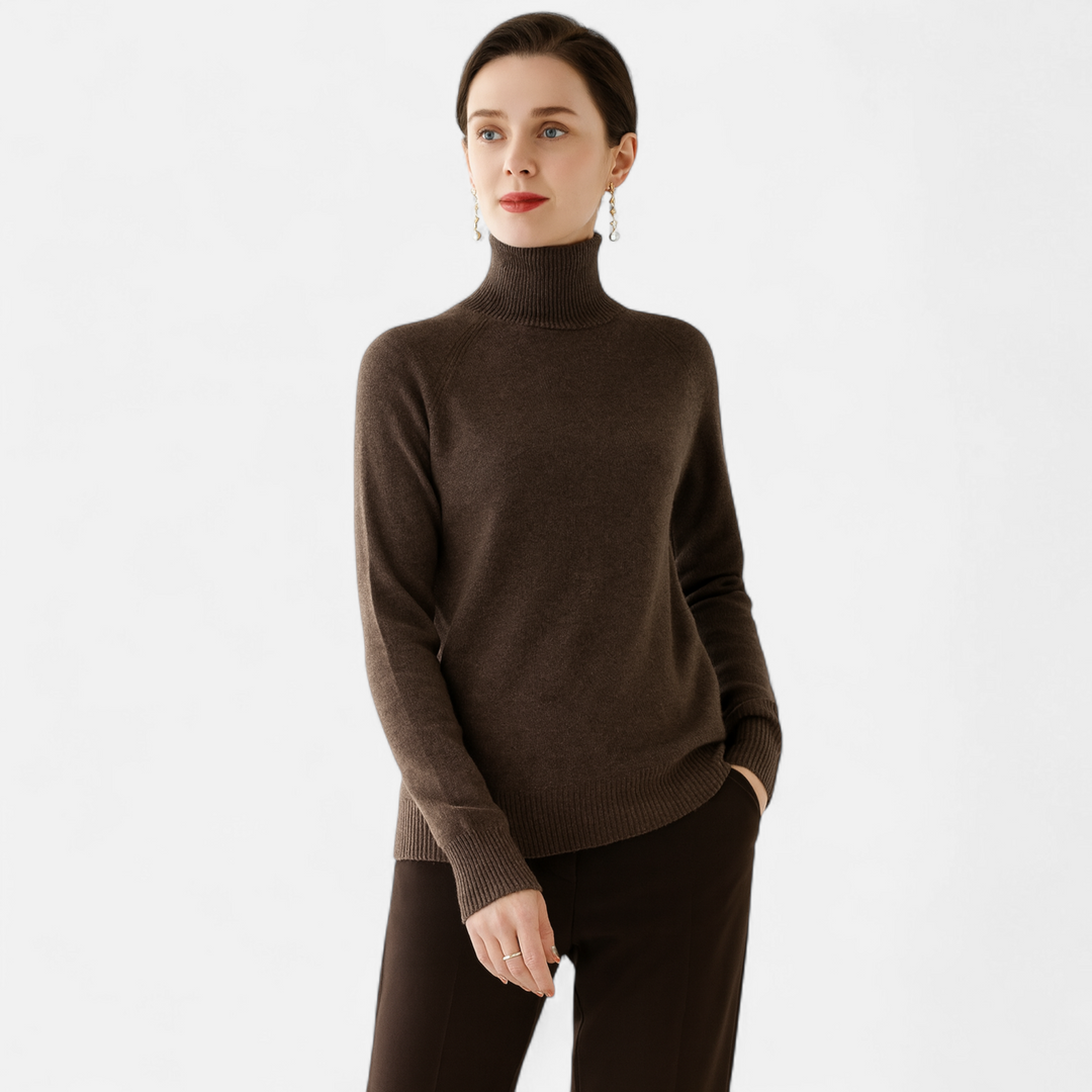 Eleanor | Women’s Classic Turtleneck Sweater for Fall &amp; Winter