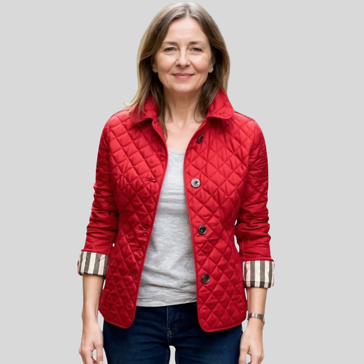 Eloise | Women’s Lightweight Quilted Jacket with Lapel Collar