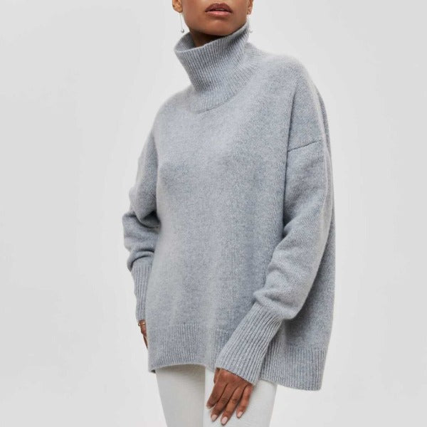 Vesper | Women’s Oversized Turtleneck Poncho Sweater