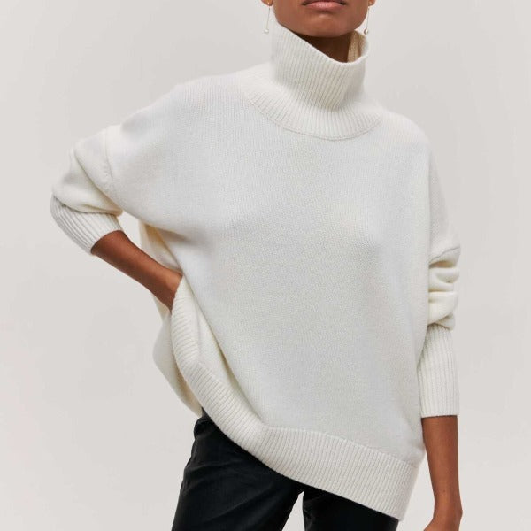 Vesper | Women’s Oversized Turtleneck Poncho Sweater