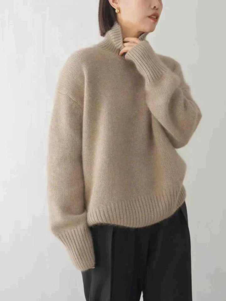 Celeste | Women’s Elegant Turtleneck Sweater with Soft Relaxed Fit