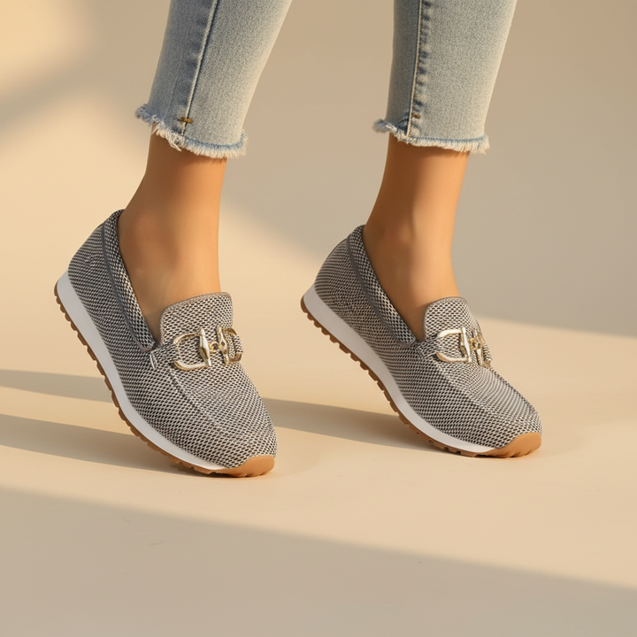 Suzane | Women’s Horsebit Loafers with Cushioned Insole and Breathable Design