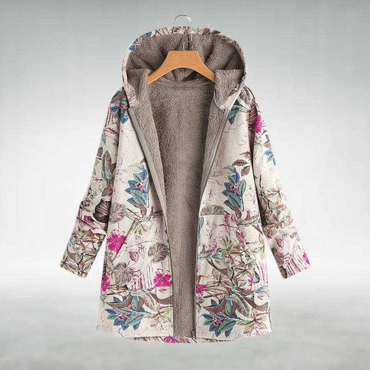 Fleura™ | Floral Fleece Jacket