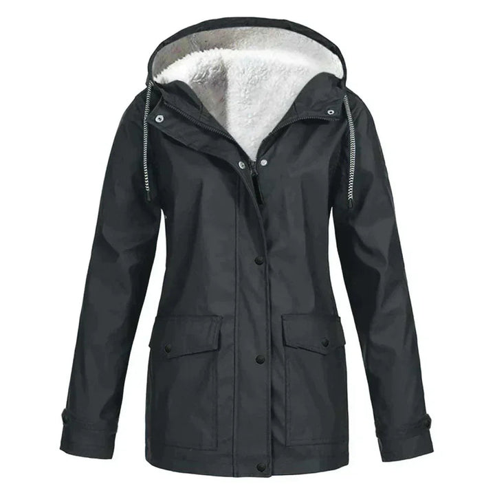 Wren | Women’s Hooded Fleece-Lined Rain Jacket