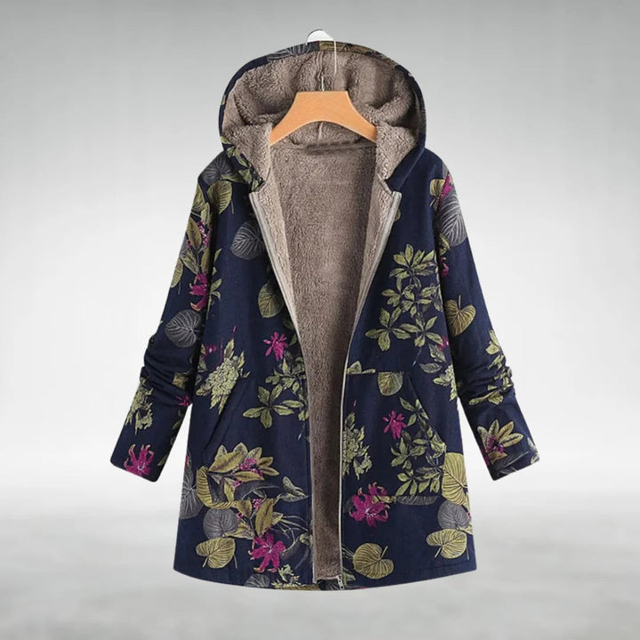 Fleura™ | Floral Fleece Jacket