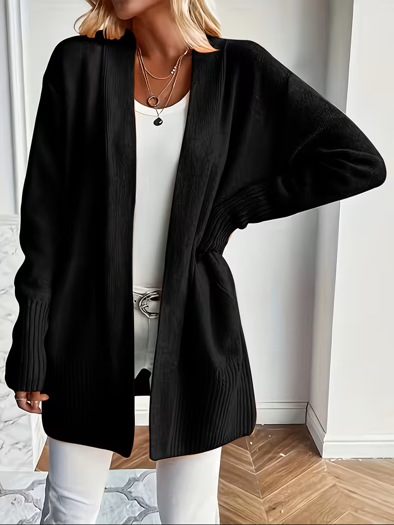 Corinne | Women’s Relaxed Open-Front Cardigan with Pockets