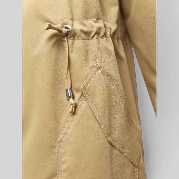 Selina | Women’s Lightweight Hooded Rain Jacket with Adjustable Waist