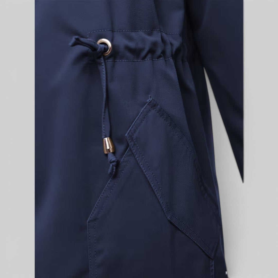 Selina | Women’s Lightweight Hooded Rain Jacket with Adjustable Waist