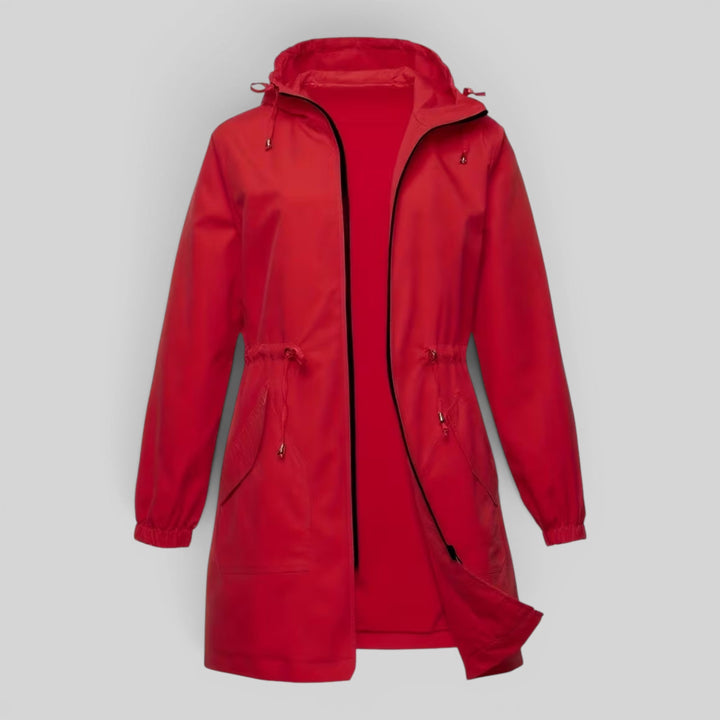Selina | Women’s Lightweight Hooded Rain Jacket with Adjustable Waist