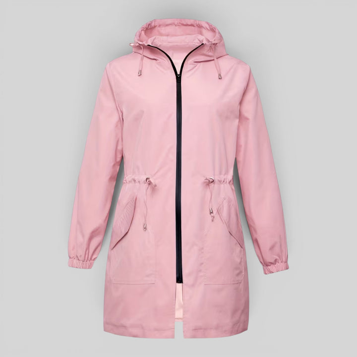 Selina | Women’s Lightweight Hooded Rain Jacket with Adjustable Waist
