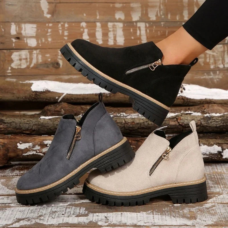 Audrey | Easy Zip Ankle Boots