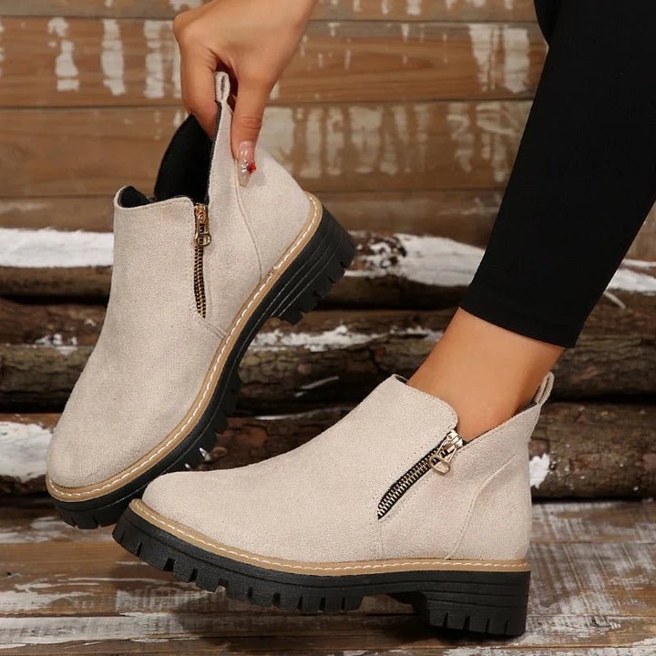Audrey | Easy Zip Ankle Boots