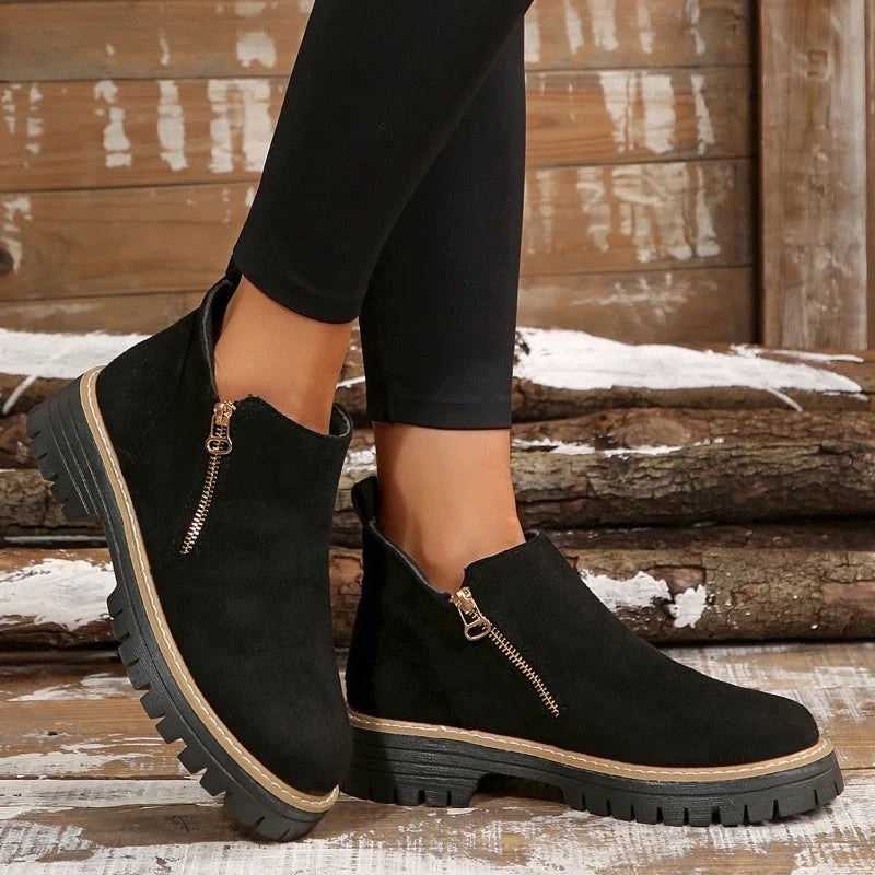 Audrey | Easy Zip Ankle Boots