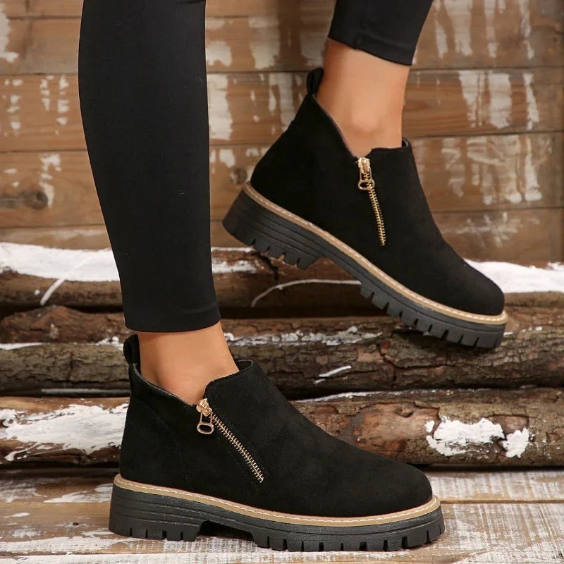 Audrey | Easy Zip Ankle Boots