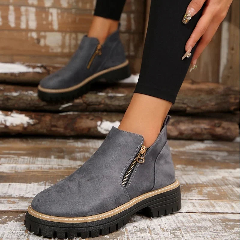 Audrey | Easy Zip Ankle Boots