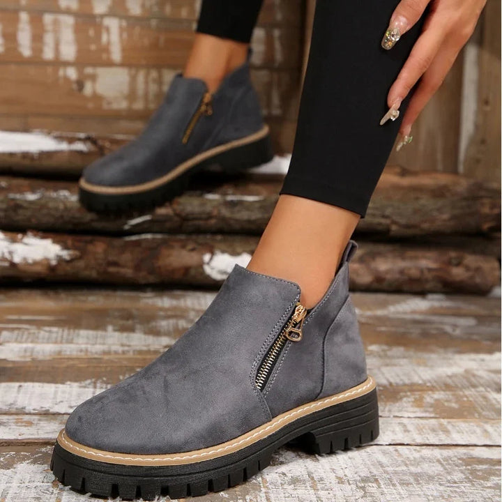 Audrey | Easy Zip Ankle Boots