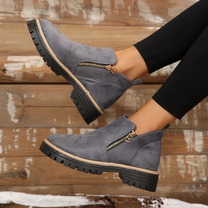 Audrey | Easy Zip Ankle Boots