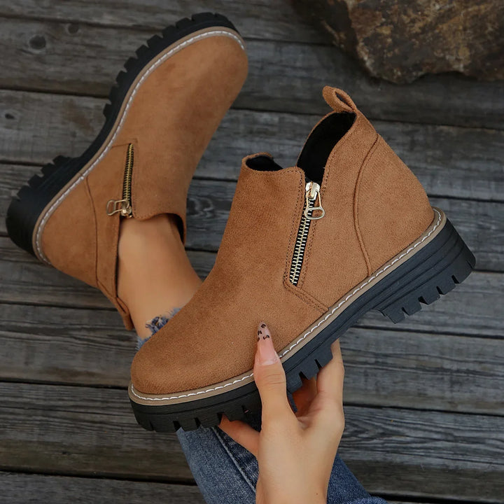 Audrey | Easy Zip Ankle Boots