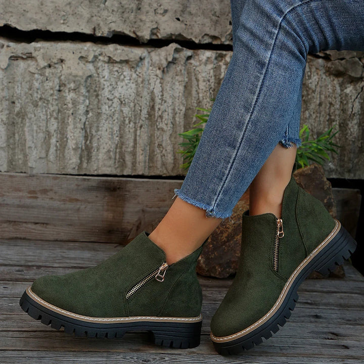 Audrey | Easy Zip Ankle Boots