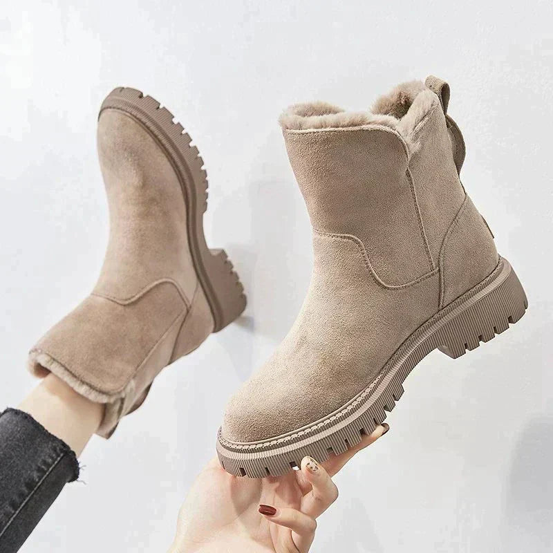 Brown Boots For Women | Warm Lined Winter Orthopedic
