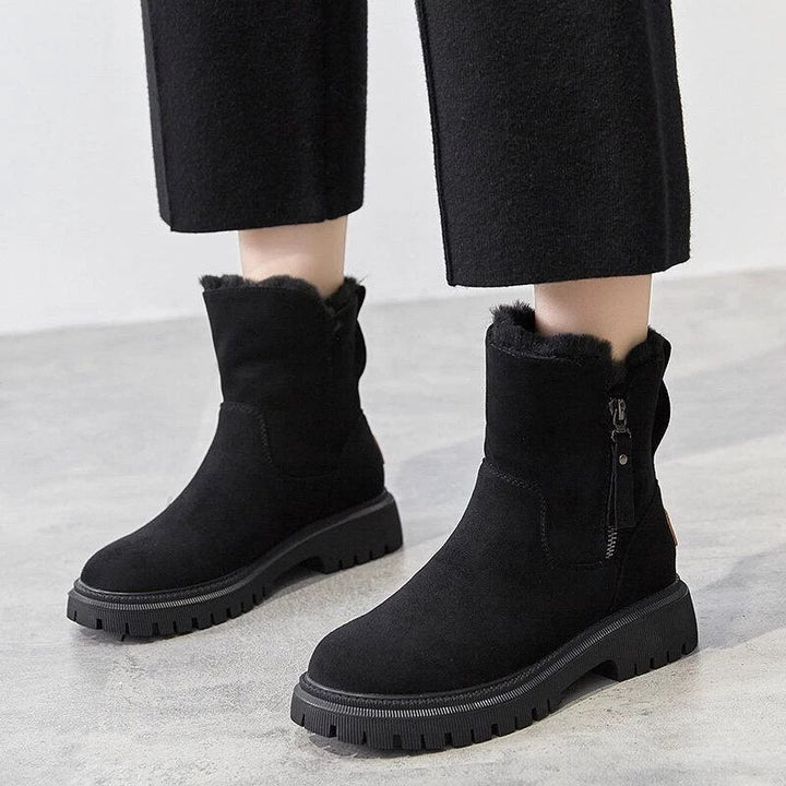 Brown Boots For Women | Warm Lined Winter Orthopedic