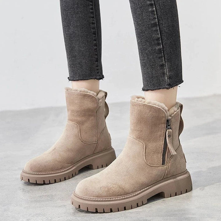 Brown Boots For Women | Warm Lined Winter Orthopedic