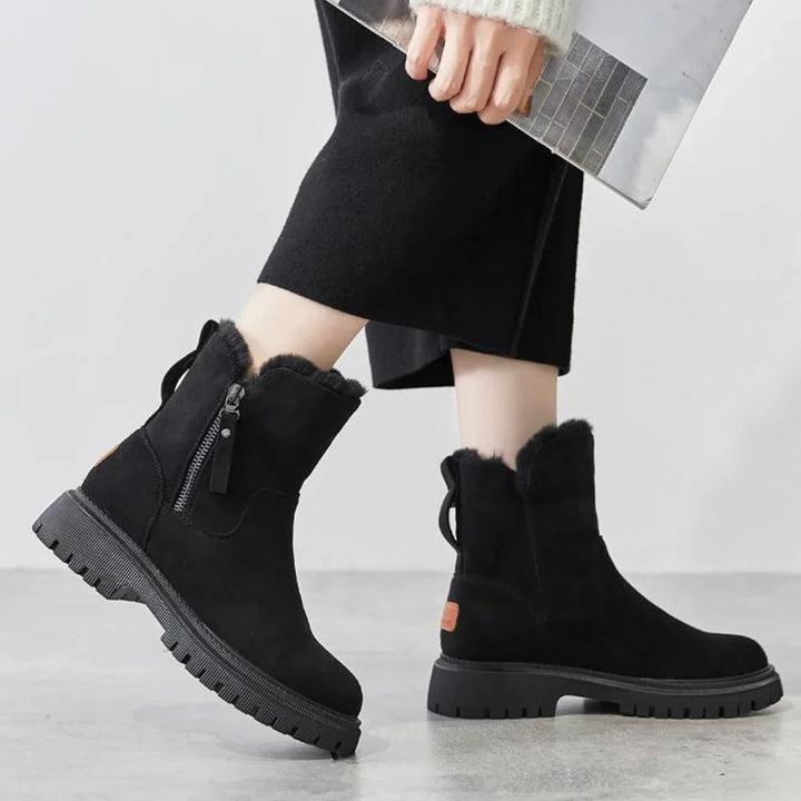 Brown Boots For Women | Warm Lined Winter Orthopedic
