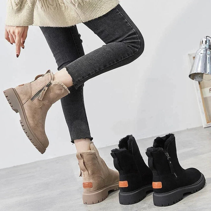 Brown Boots For Women | Warm Lined Winter Orthopedic