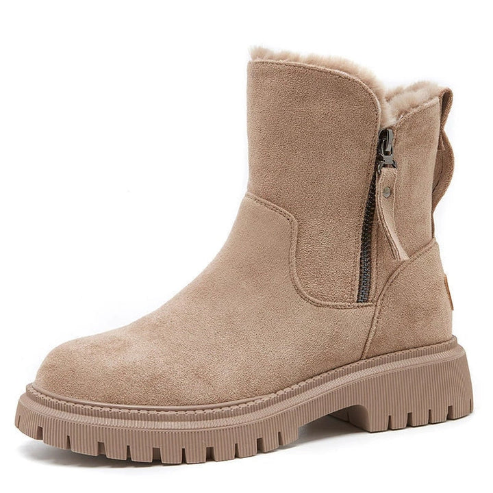 Brown Boots For Women | Warm Lined Winter Orthopedic