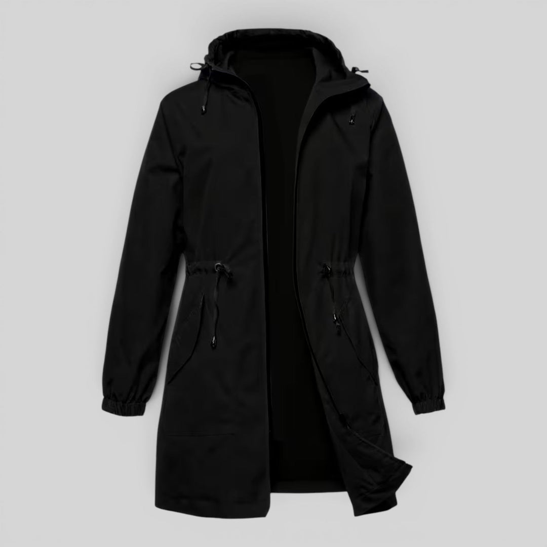 Selina | Women’s Lightweight Hooded Rain Jacket with Adjustable Waist