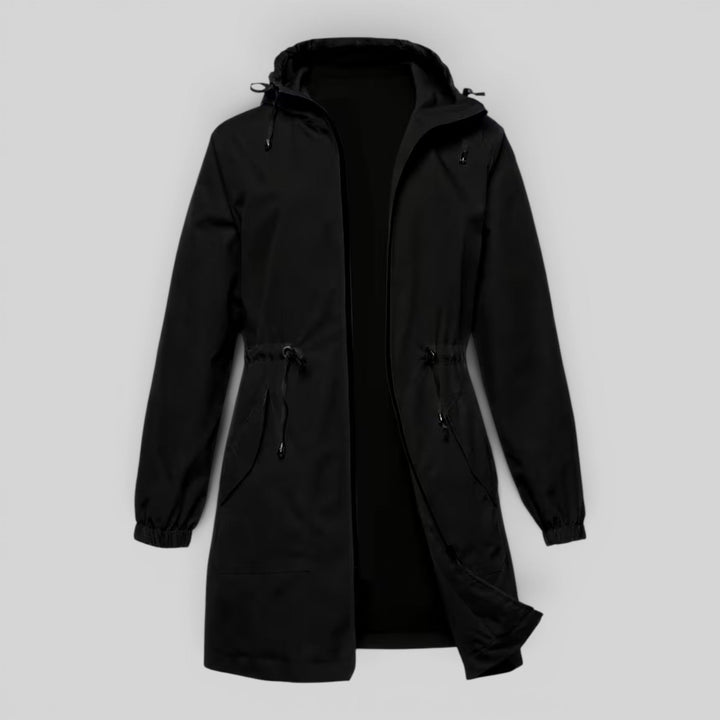 Selina | Women’s Lightweight Hooded Rain Jacket with Adjustable Waist