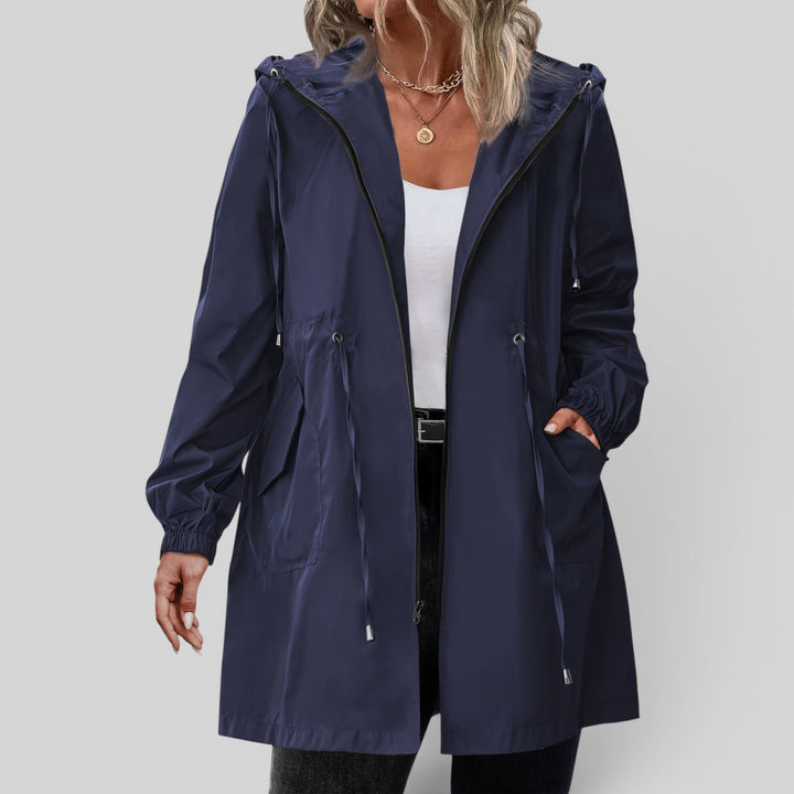 Selina | Women’s Lightweight Hooded Rain Jacket with Adjustable Waist