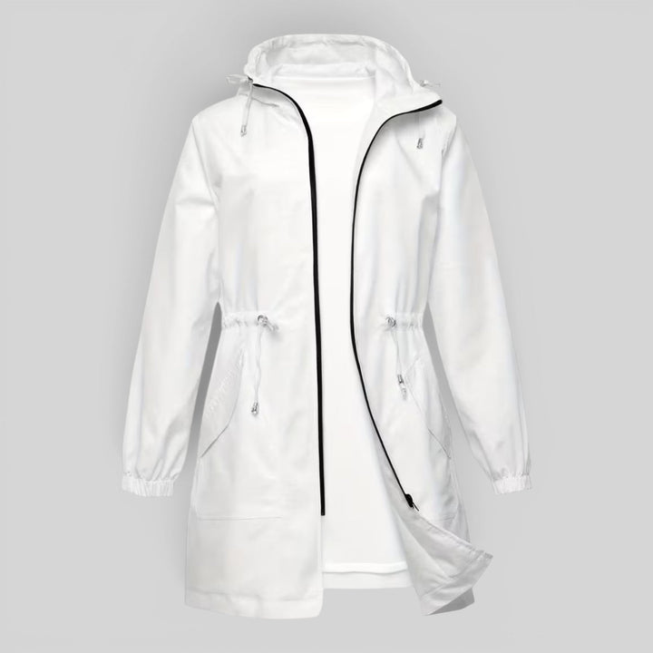 Selina | Women’s Lightweight Hooded Rain Jacket with Adjustable Waist
