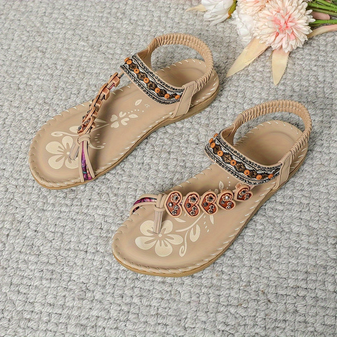 MERLIN - Bohemian Charm Flat Sandal