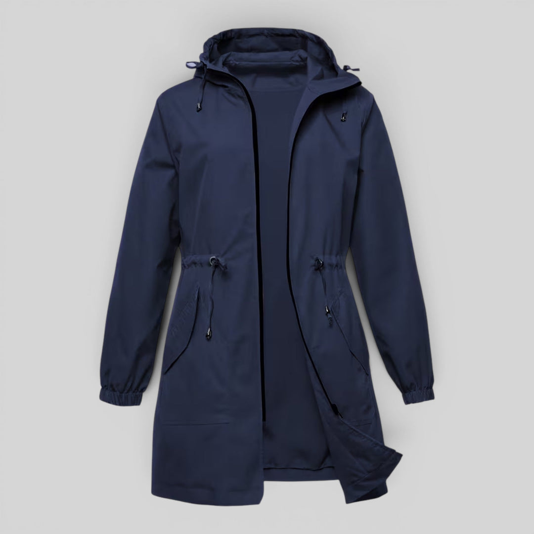 Selina | Women’s Lightweight Hooded Rain Jacket with Adjustable Waist